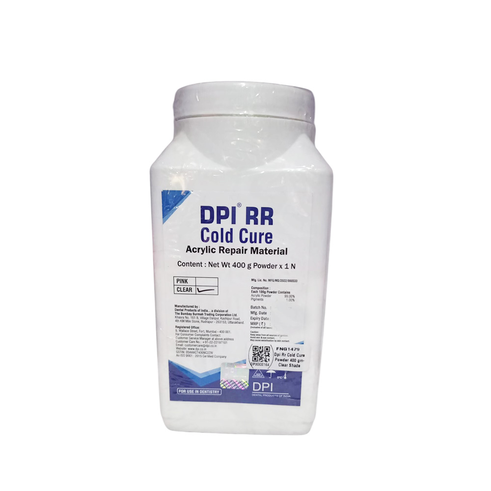 Dpi Rr Cold Cure Powder 400 gm- Clear Shade