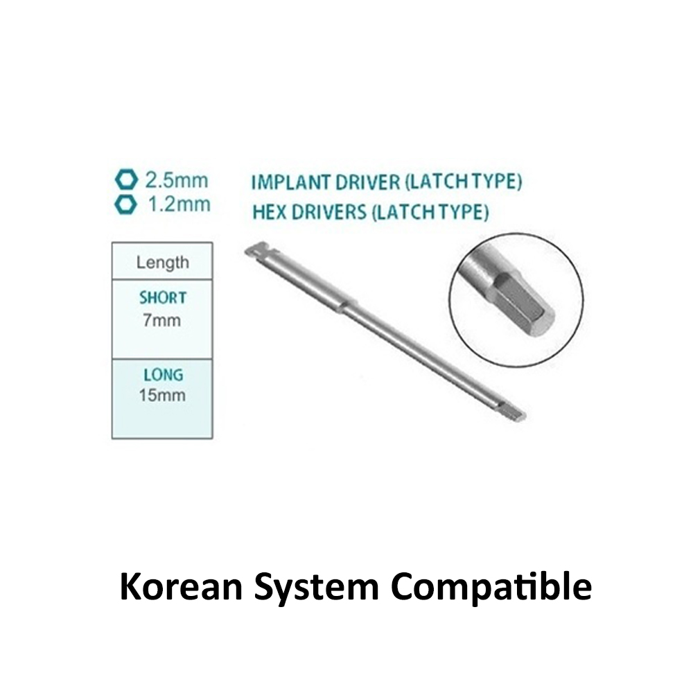 Julldent Implant Drivers and Hex Drivers