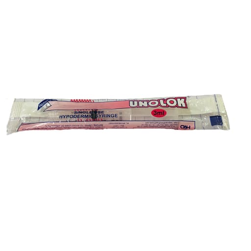 HMD Unolok Syringe - 3ml (Without Needle)