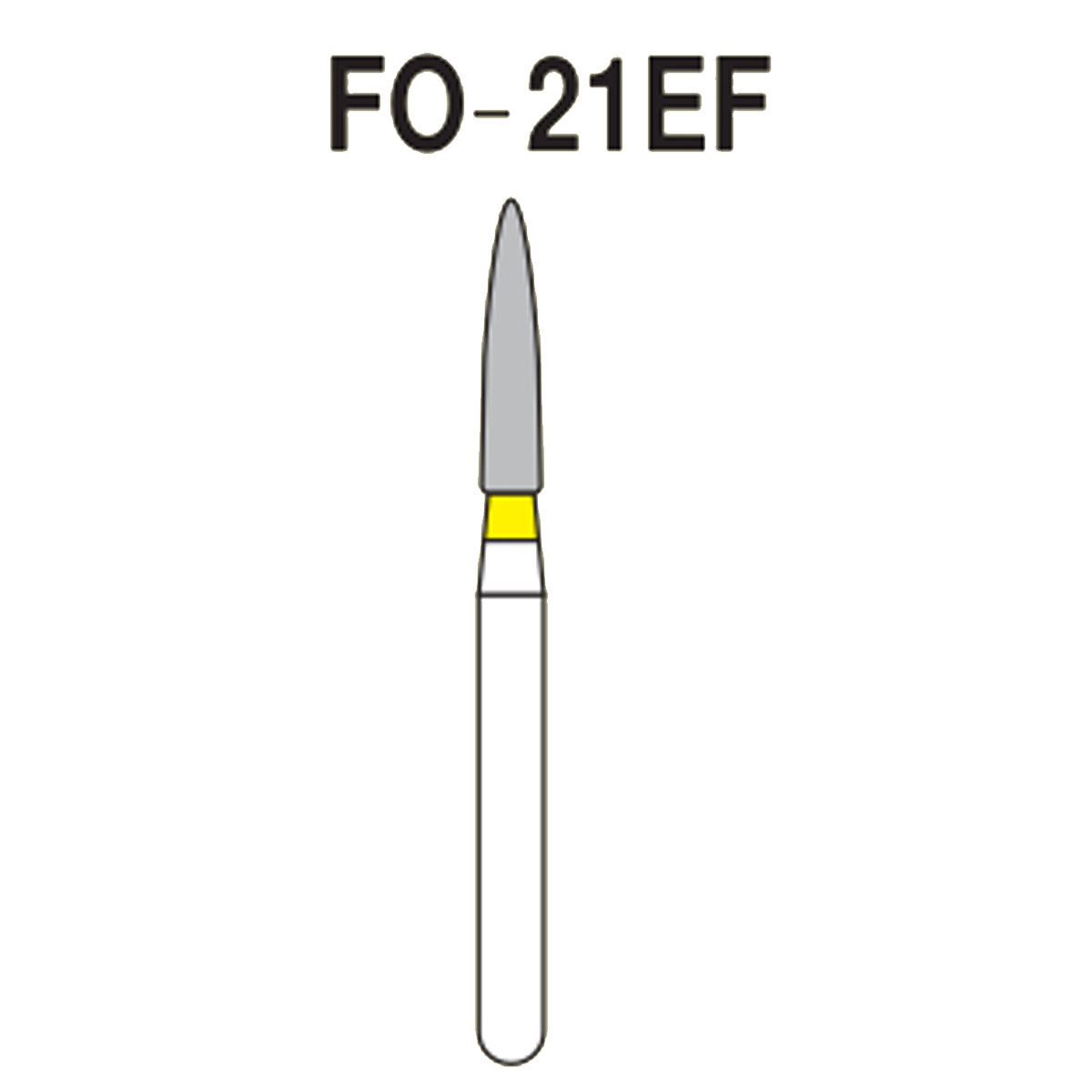 NewDiamond Flame Ogival Diamond Bur FO-21EF (Pack Of 3)