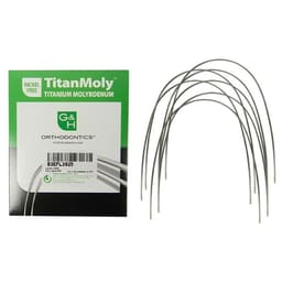 G&H TitanMoly Titanium Molybdenum Archwires (Damon Compatible) Europa Form II Pack of 10 Pcs