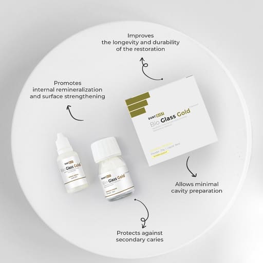 DentGist Bio Glass Gold Restorative GIC (Big Pack)