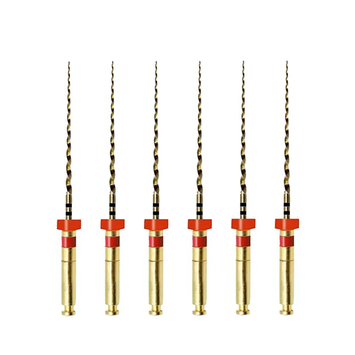 Waldent Wal-flex Gold Rotary Files 21mm - W5 (25/4%) (Pack Of 6)