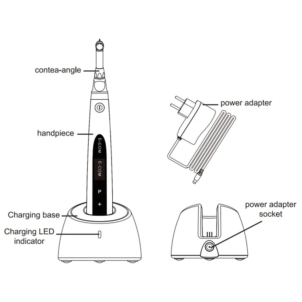 Woodpecker E-com Cordless Endomotor