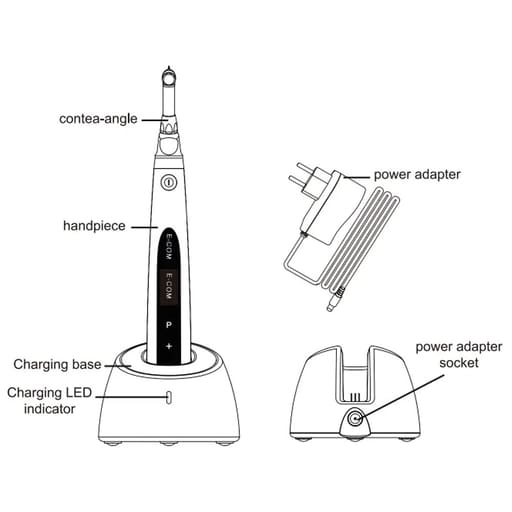 Woodpecker E-com Cordless Endomotor