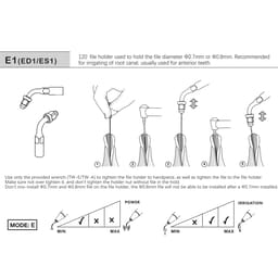 Woodpecker Scaler Tip ED1 for DTE & Satelec Scalers - 3