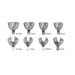 Waldent Edentulous Perforated Impression Trays Set K18/1 - 10