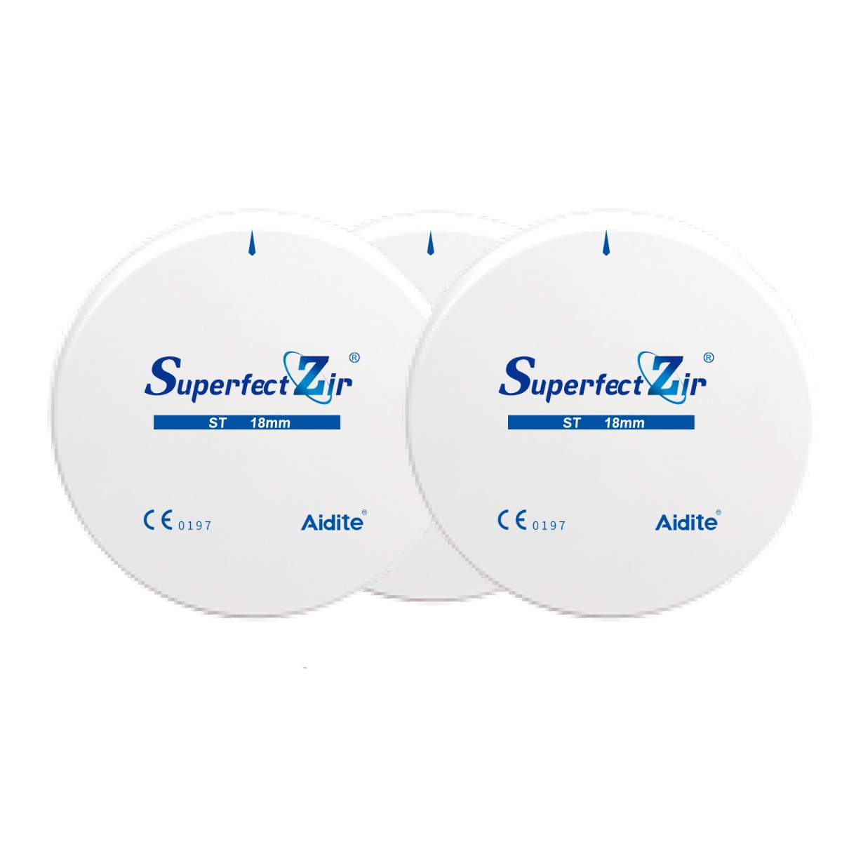 Aidite SuperfectZir Zirconia Blocks ST (Shaded)
