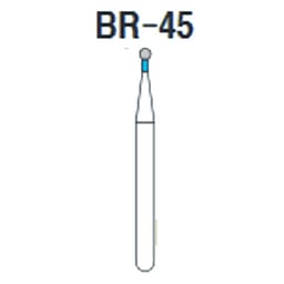 NewDiamond Ball Round Diamond Bur BR-45 (Pack Of 3)