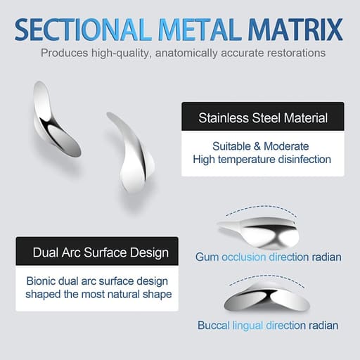 Tor Vm Sectional Contoured Metal Matrices - Advanced Kit No 1.298