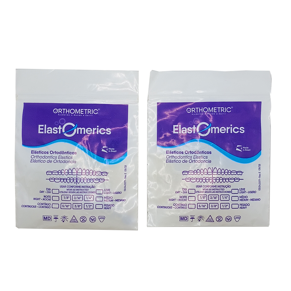OrthoMetric Elastomerics Intraoral Latex Elastic (Pack of 100) I One Free Elastic Inserter