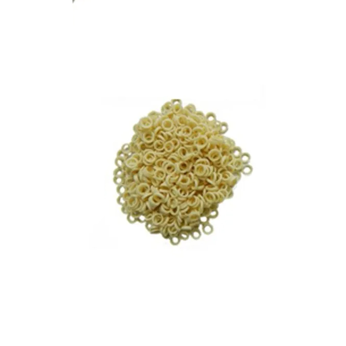 Captain Ortho Colour Elastics White 1/8" - 2 Oz 1000/pk - WEC-105