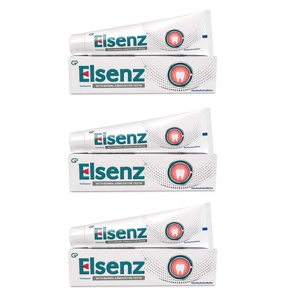 Group Pharma Elsenz Toothpaste With Biomin (Pack of 6)