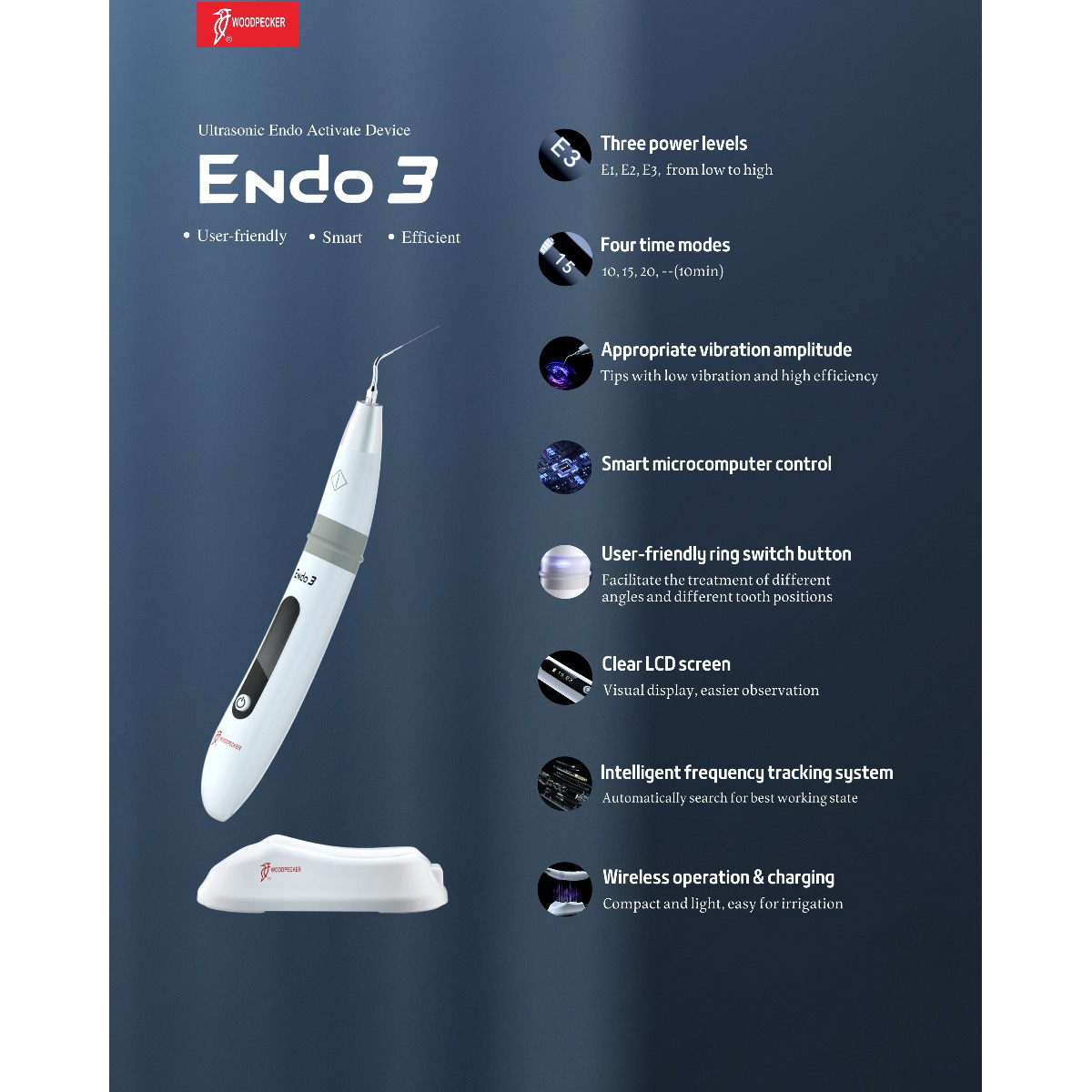 Woodpecker Endo 3 Ultrasonic Endo Activator