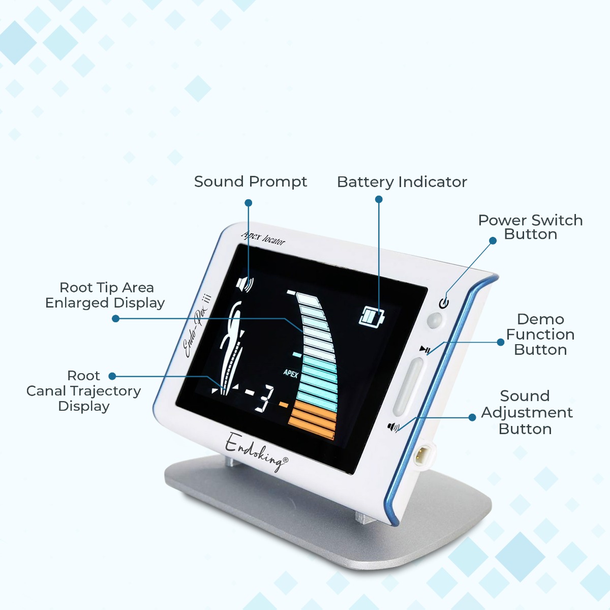 Endoking Apex Locator (Endo-Pex iii) 