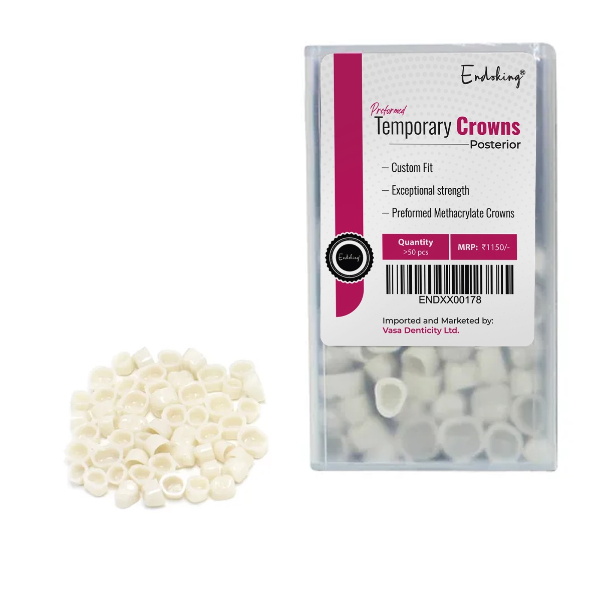 Endoking Preformed Temporary Crowns