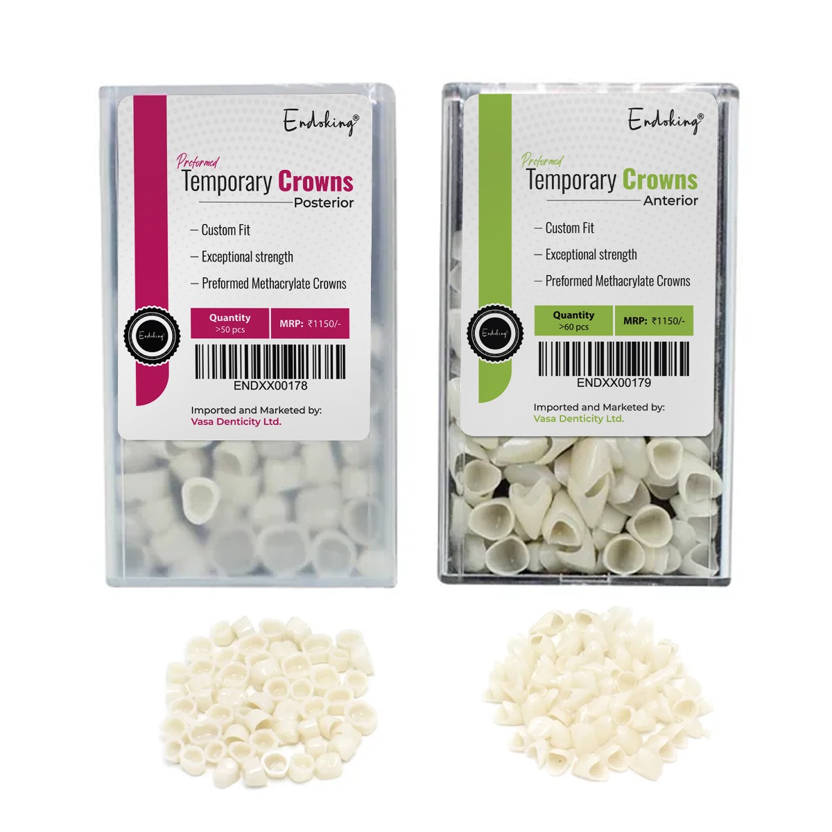 Endoking Preformed Temporary Crowns