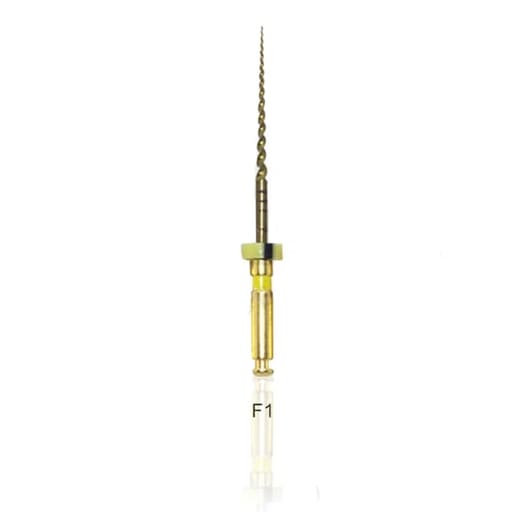 Endo Excellence Nano Gold Rotary Files -25mm F1 (Pack of 6)