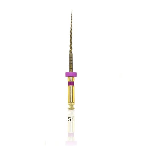 Endo Excellence Nano Gold Rotary Files -25mm S1 (Pack of 6)