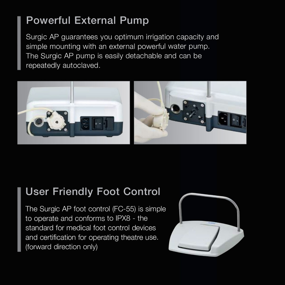 NSK Surgic AP Implant Motor with S-Max SG20 Handpiece (Y1500766)