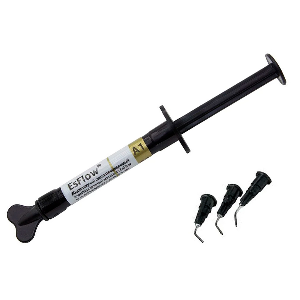 Spident EsFlow Light-Cured Flowable Composite Resin Syringes(Pack of 2)