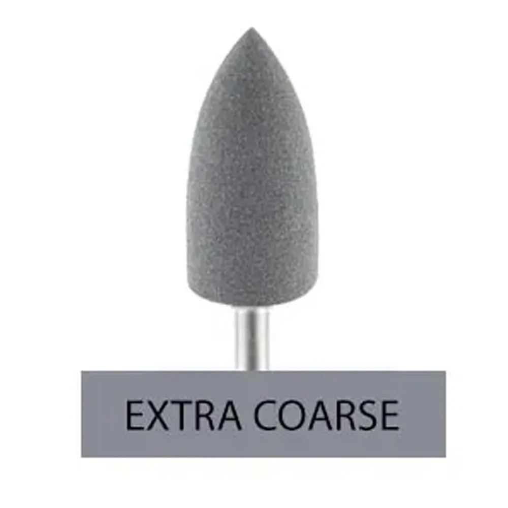 ET Dental Acrylic Polishers Point Mini Dark Grey - Extra Coarse (Pack of 1)