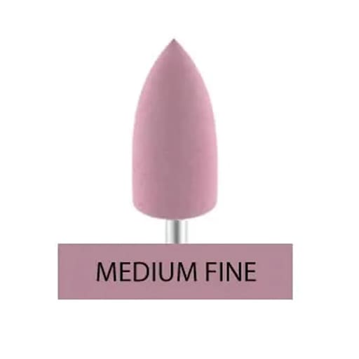 ET Dental Acrylic Polishers Point Mini Pink - Medium Fine (Pack of 1)