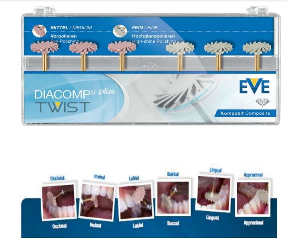 EVE Diacomp Composite Polishing Kit 9086