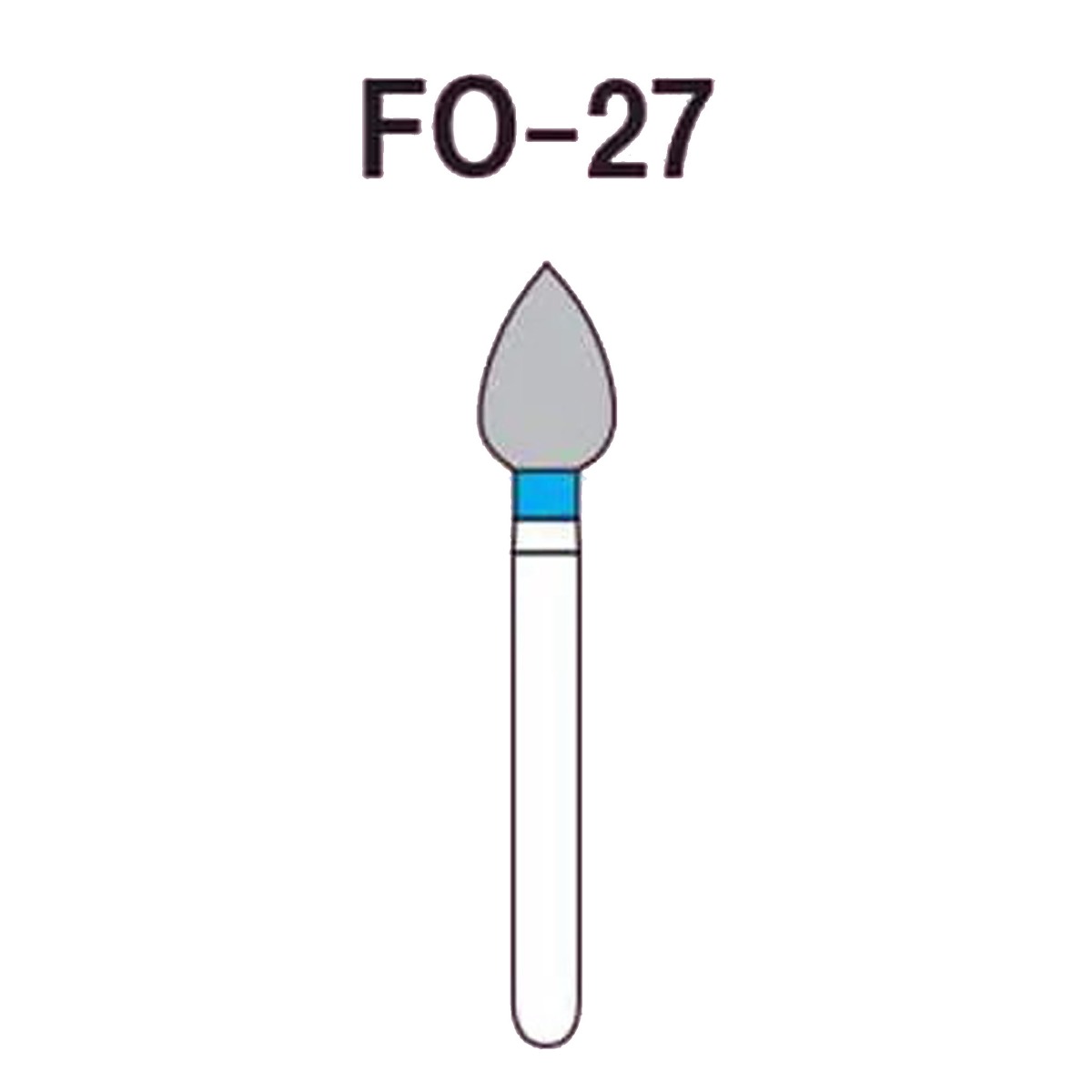 NewDiamond Flame Ogival Diamond Bur FO-27 (Pack Of 3)