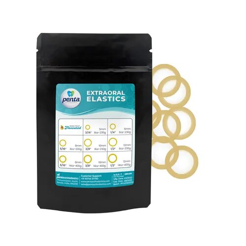 Penta Ortho Extraoral Elastics - size 1/2-14 Oz