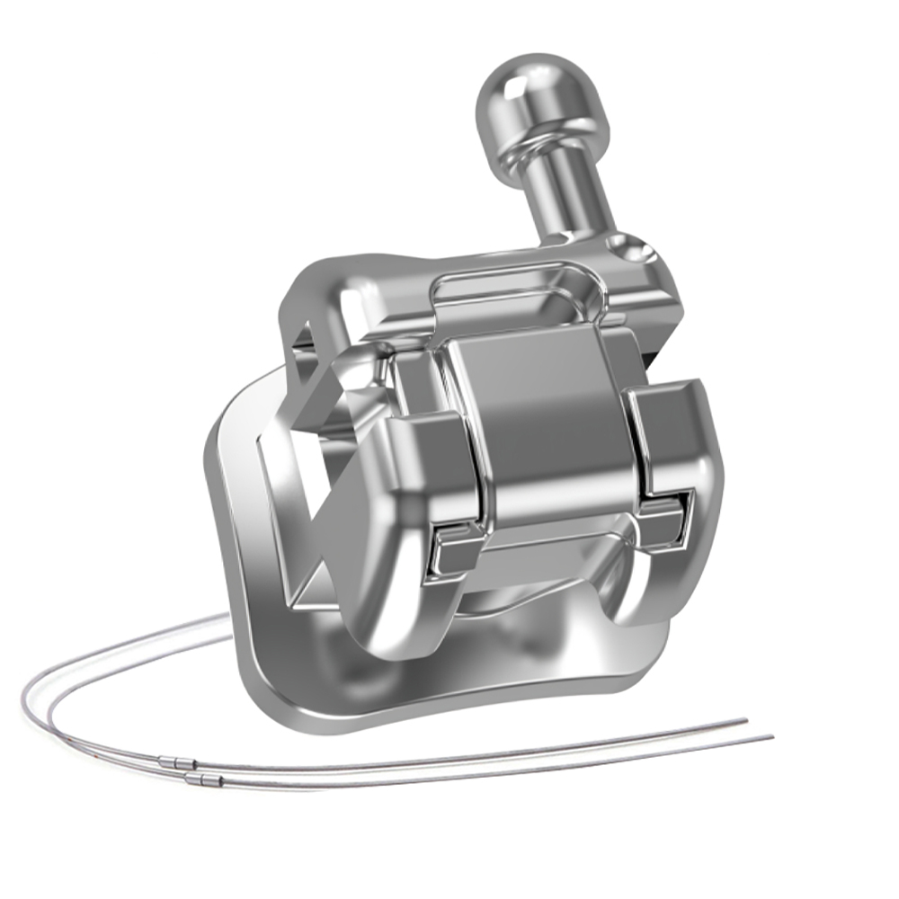 Koden EZ Lock + MBT Metal Self Ligating Bracket Kits With 3 Sets of Cu NiTi Archwires