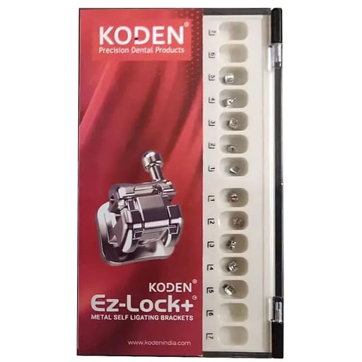 Koden EZ Lock + Metal Self Ligating Bracket Kit MBT 018