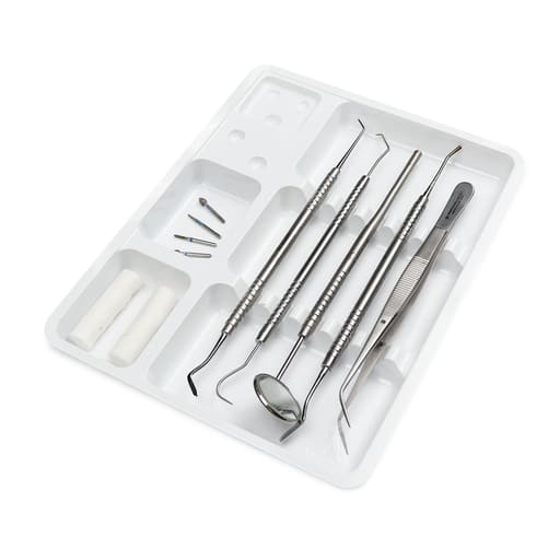 Cotisen Disposable Plastic Instrument Trays (Pack of 100)