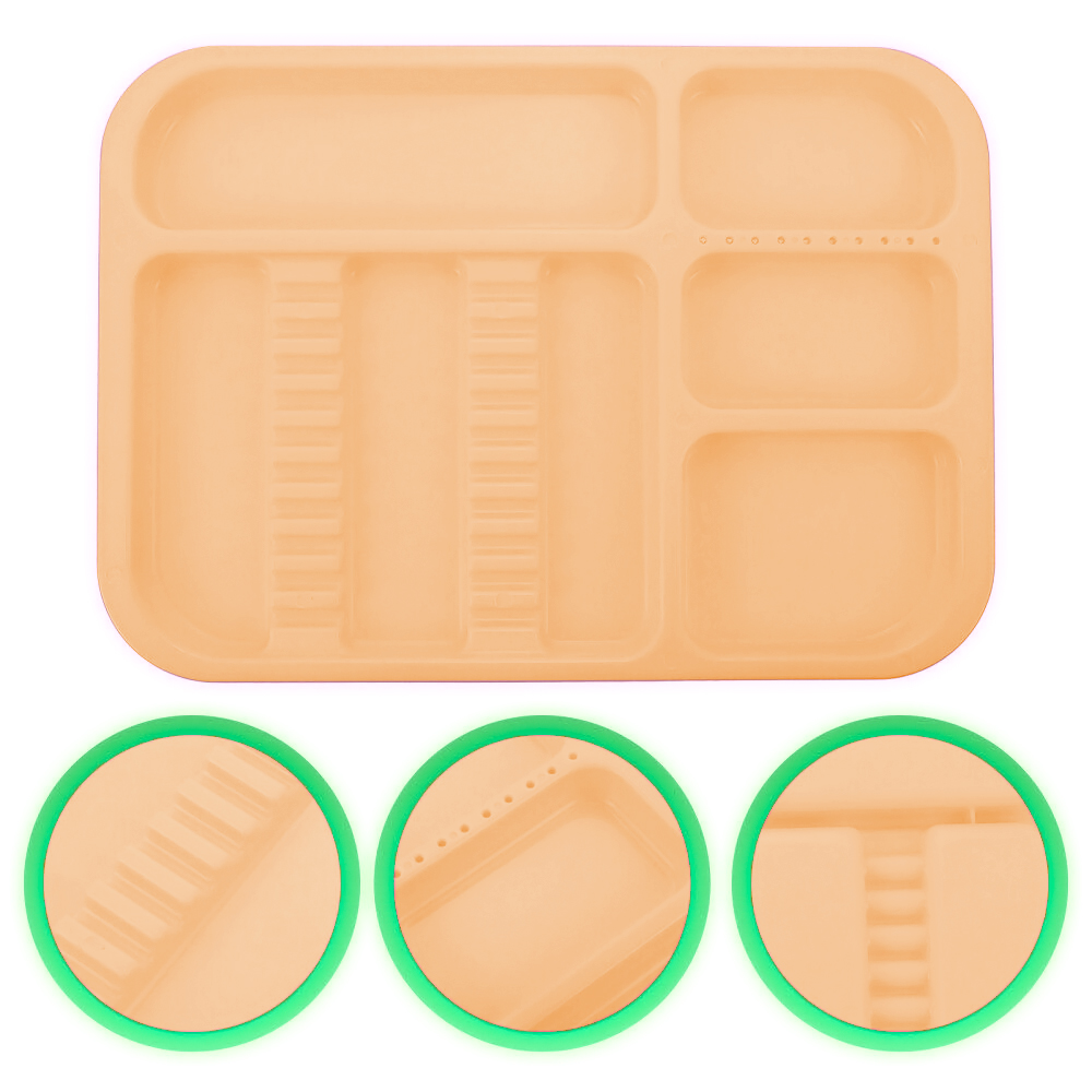 ET Dental Clinical Instrument Tray - Orange