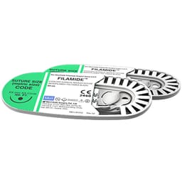 Meril Filamide #4-0 Polyamide Suture (NYL40 3318) - Pack of 12