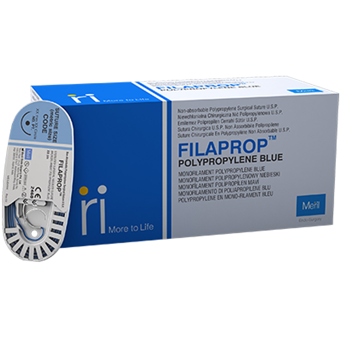 Meril Filaprop #5-0 Polypropylene Suture