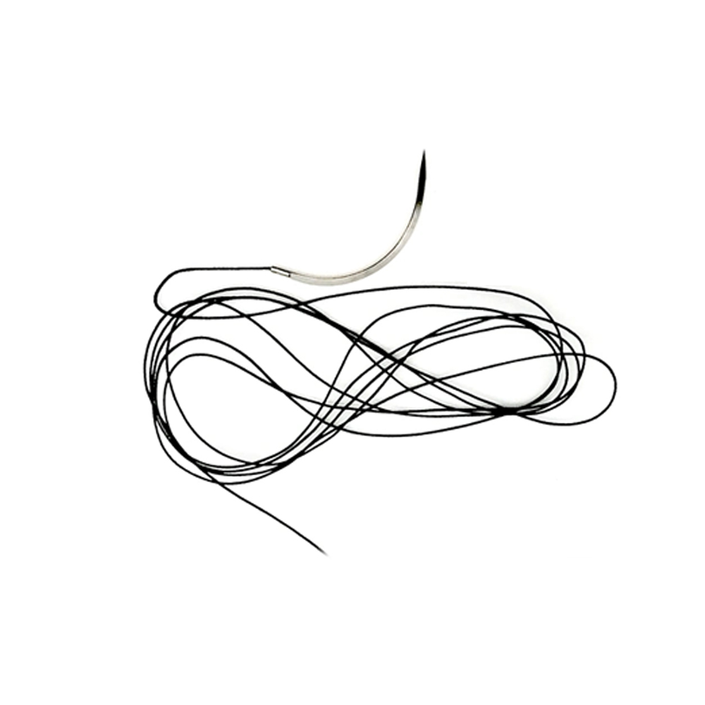 Meril Filasilk #3-0 Black Braided Silk Suture