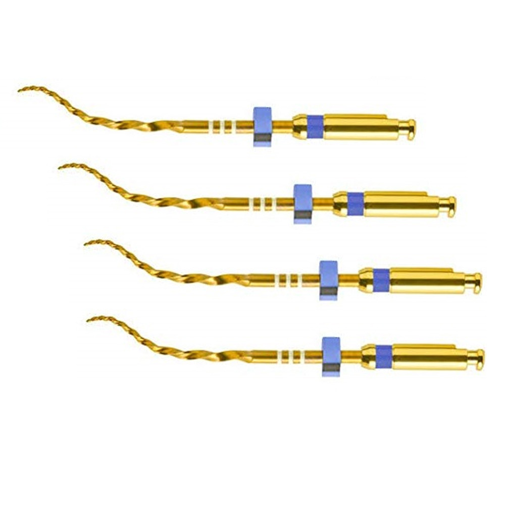Woodpecker Endo Plus Heat Treated Gold Rotary Files