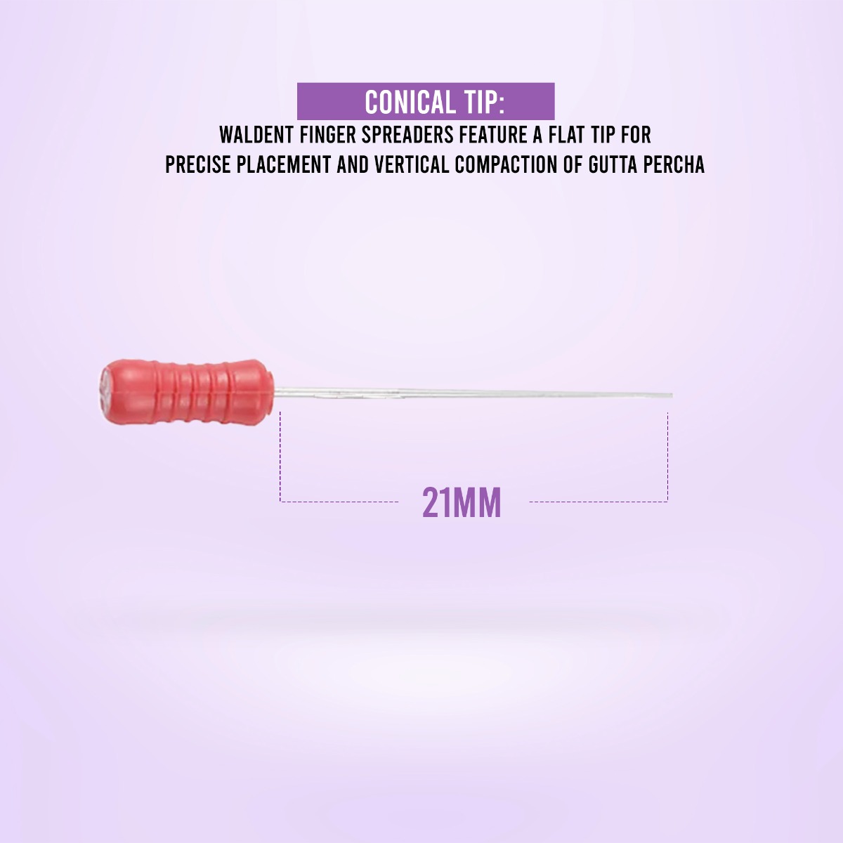 Waldent Finger Pluggers 21mm (Pack of 6)