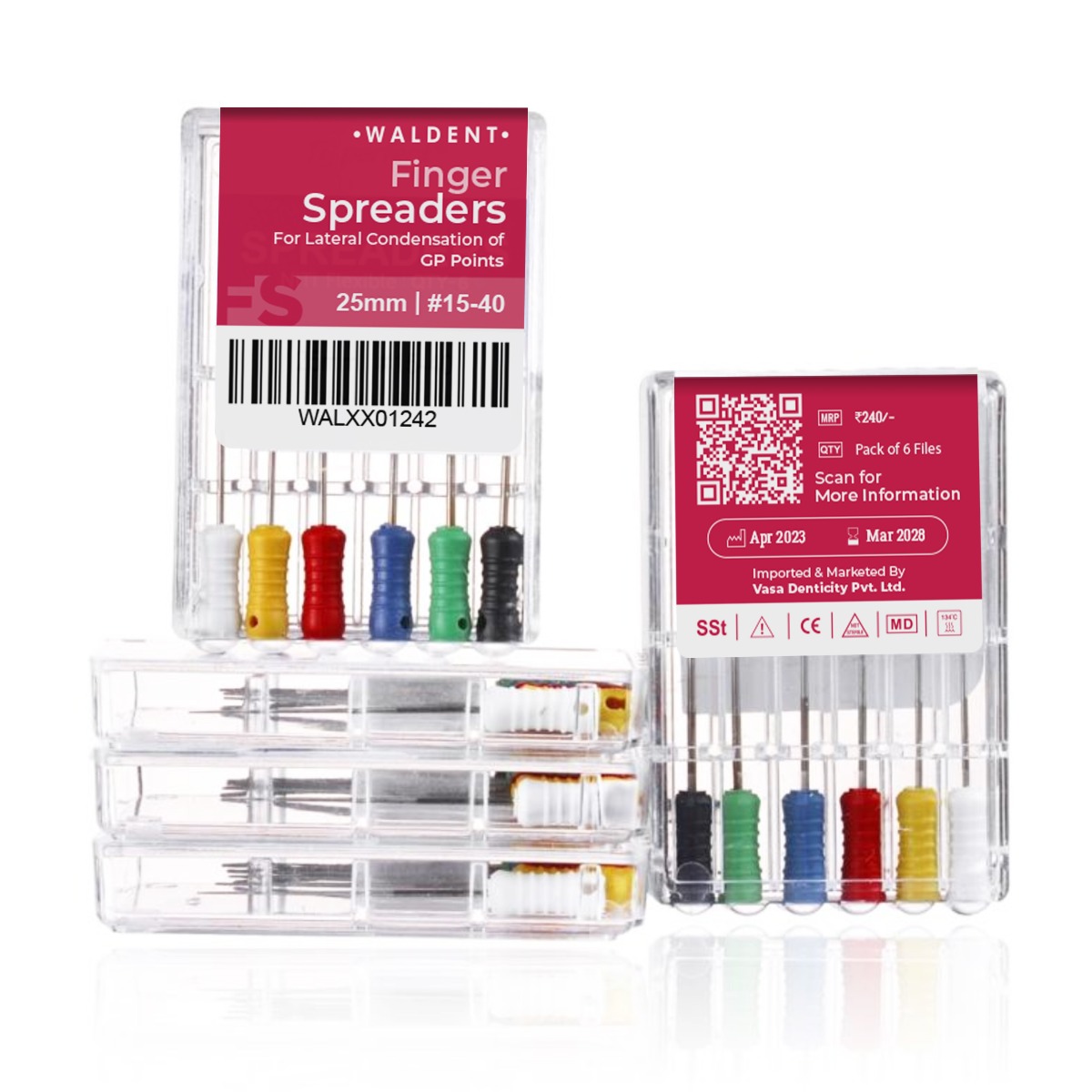 Waldent Finger Spreaders 25mm (Pack of 6)