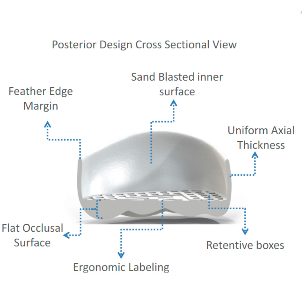 Kids-e-Crown Zirconia Lower Left 1st Molar Refills