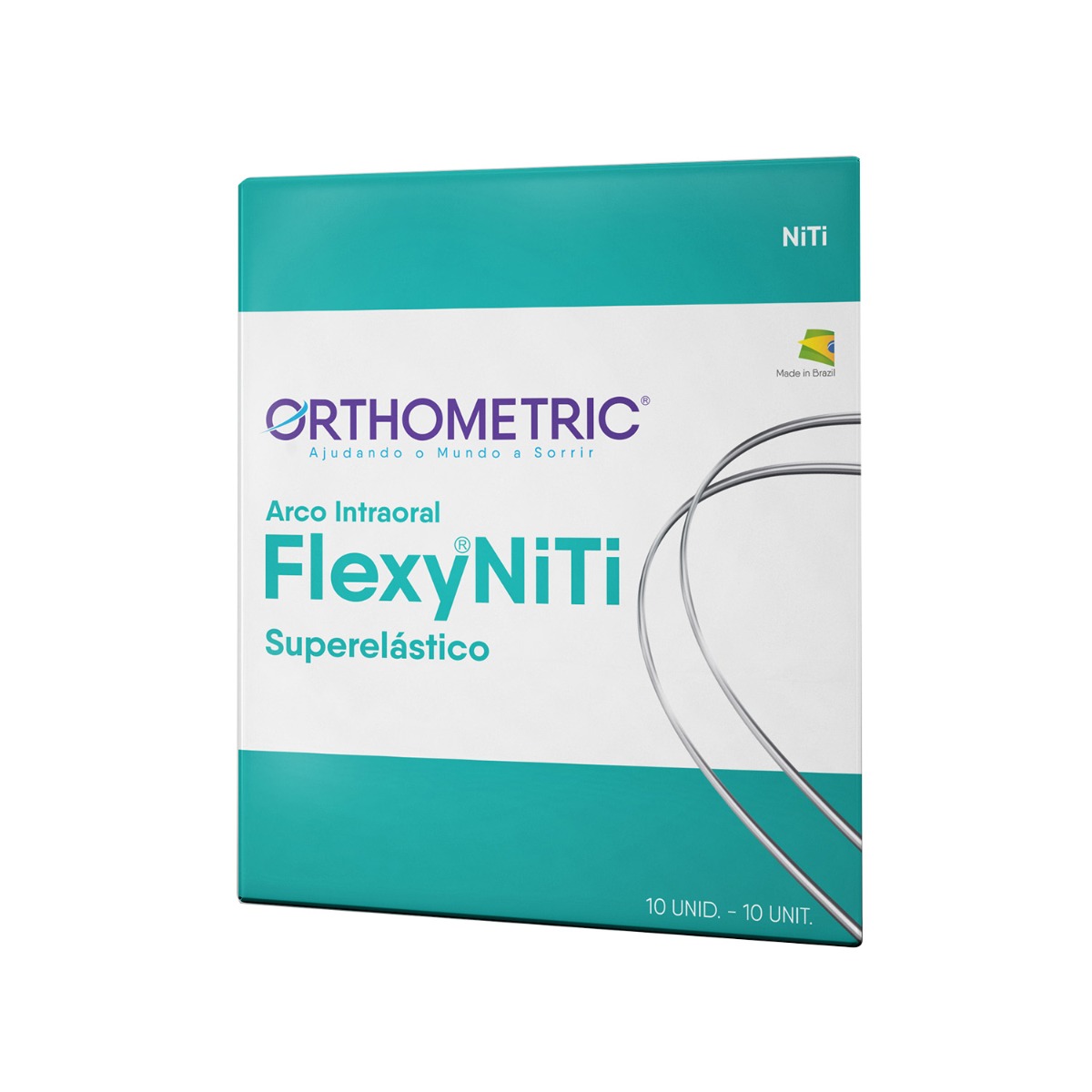 OrthoMetric Flexy NiTi Super Elastic Rectangular Archwire 017x025 Upper - (51.10.2517)