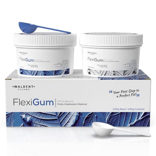 Waldent FlexiGum A-Silicone Putty Impression Material Set