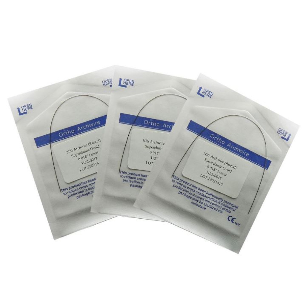 Fox Solo Niti Preformed Wire Ovoidform Pack Of 10Pcs Size 021 X 025 Upper - FWS215U