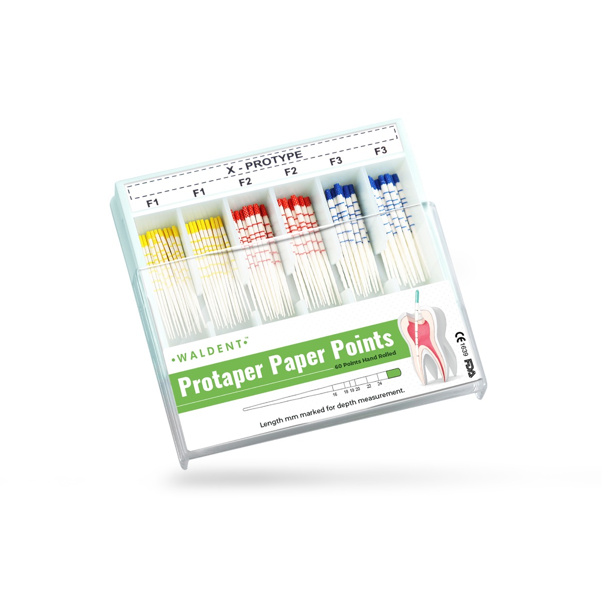 Waldent Paper Points Protaper (Length Marked)