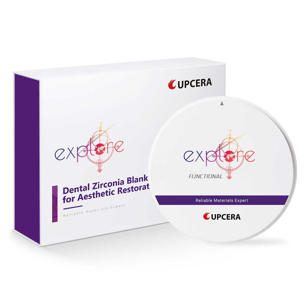 Upcera Dental Zirconia Blanks Explore Functional (Shade A2)