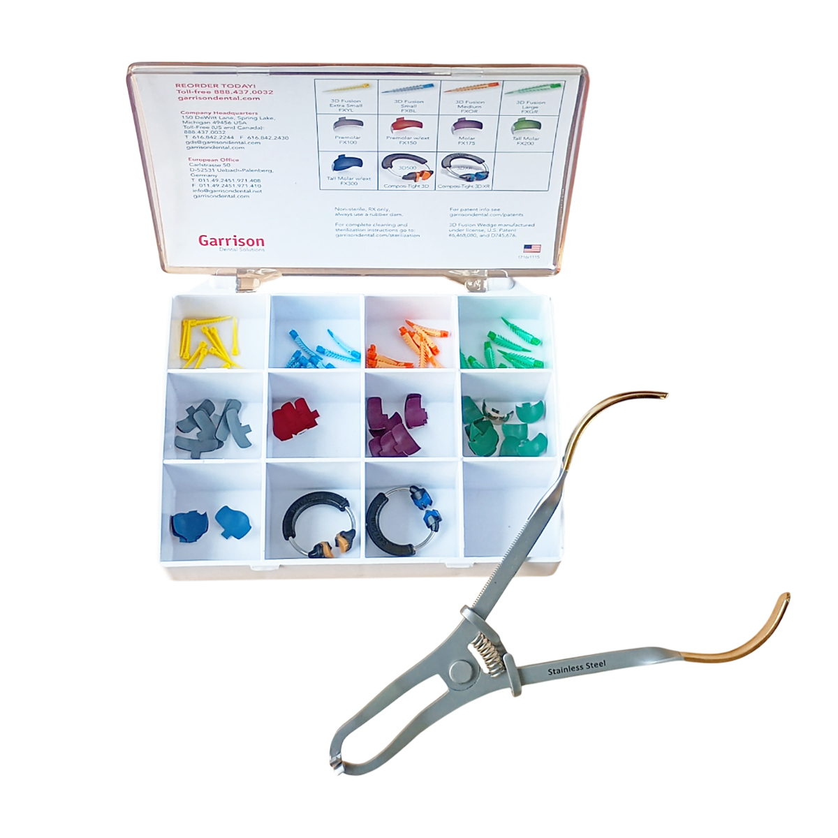 Garrison Dental Composi-Tight 3DXR Sectional Matrix System Kit (3D- KFF-00)