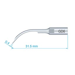 Woodpecker Scaler Tip GD6 for DTE & Satelec Scalers - 4