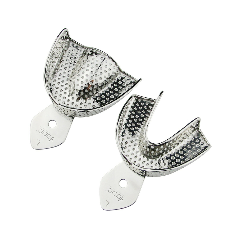 GDC Impression Tray Dentulous Perforated Kit Set of 8 (ITRLDPP8)