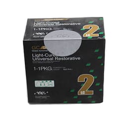 GC Gold Label 2 Light Cure Universal Restorative Glass Ionomer Cement - Big Pack (15g Powder + 8g Liquid)